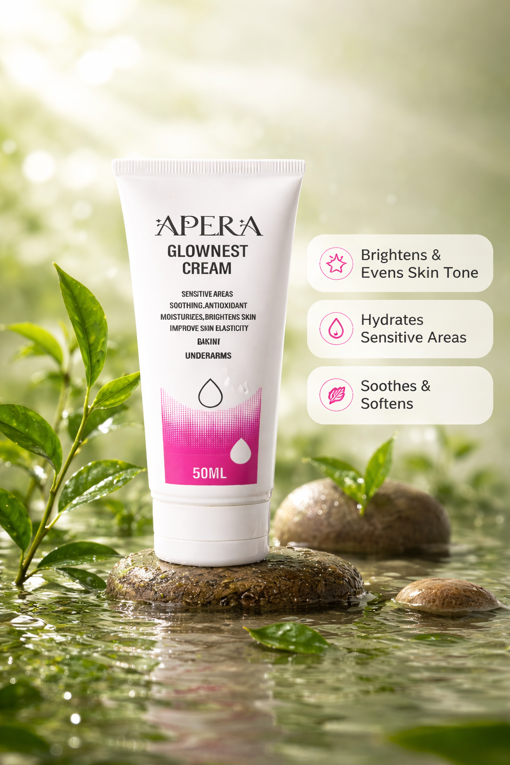 Glownest Cream Sensitive Areas – Brightening & Tightening
