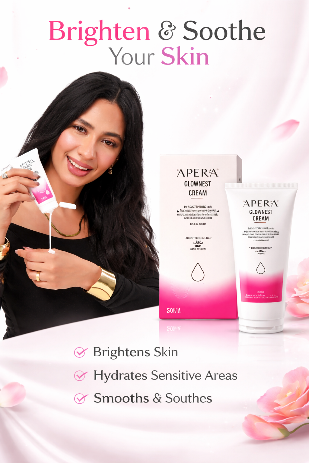 Glownest Cream Sensitive Areas – Brightening & Tightening