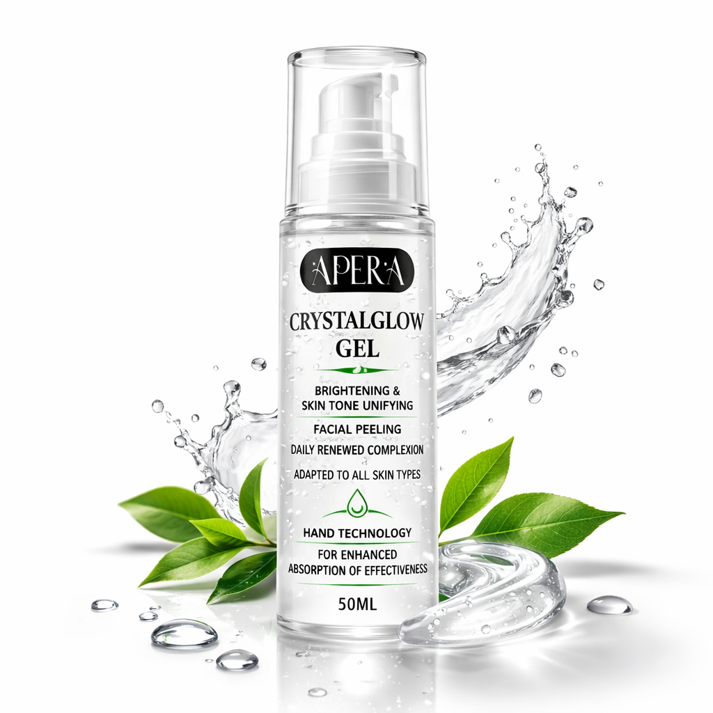 Apera Crystalglow Exfoliating Gel – Gentle Peeling Gel for Smooth & Radiant Skin