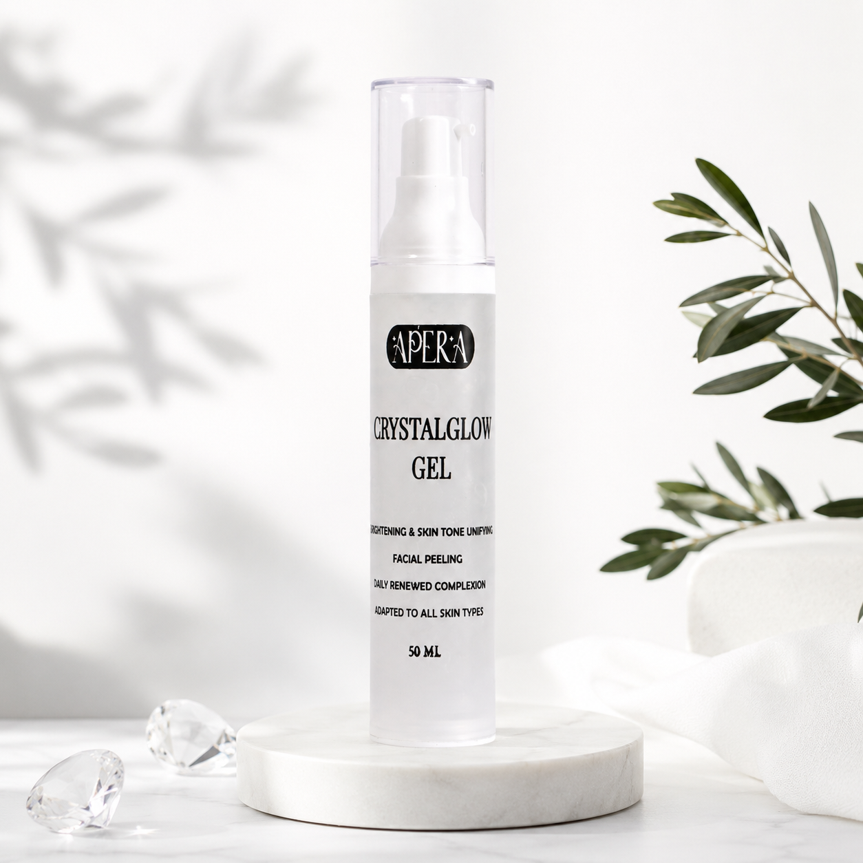 Crystalglow Exfoliating Gel – Gentle Peeling Gel