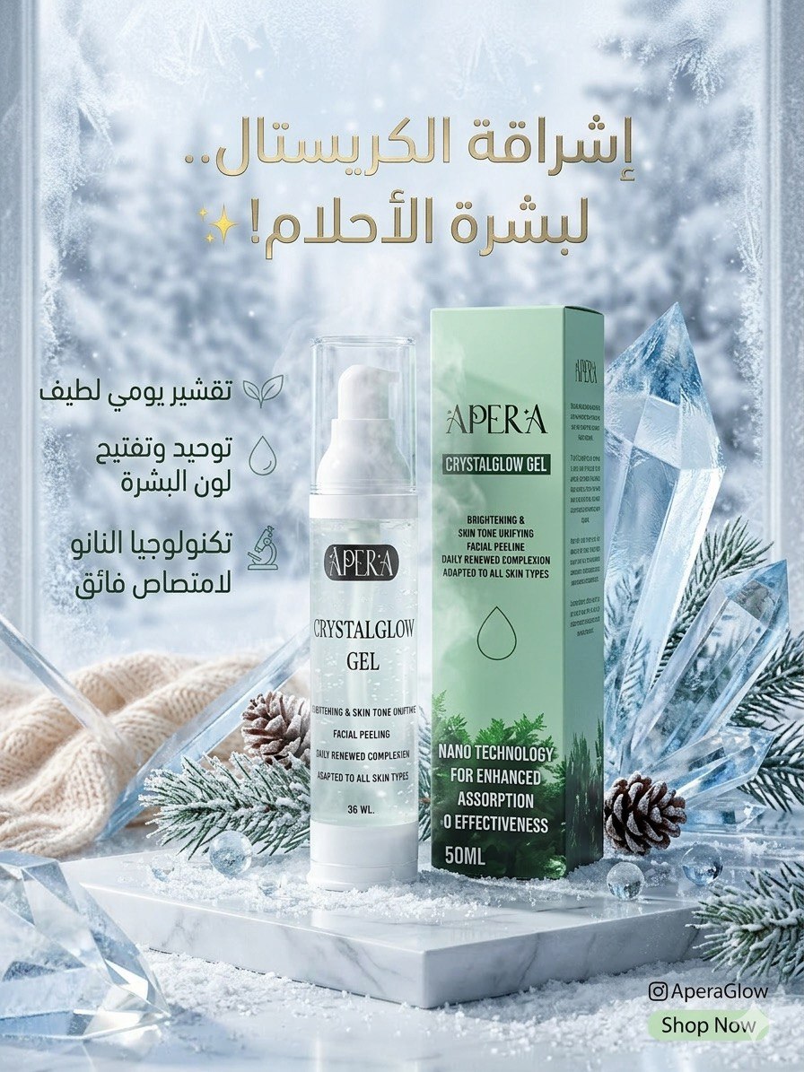 Apera Crystalglow Exfoliating Gel – Gentle Peeling Gel for Smooth & Radiant Skin