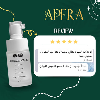 Apera Niaotala Serum  To moisturize the skin